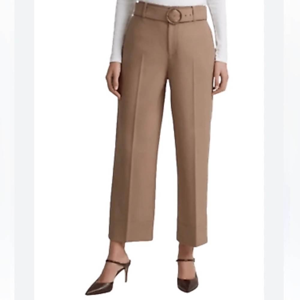Club Monaco Beige ankle length trousers with optional belt